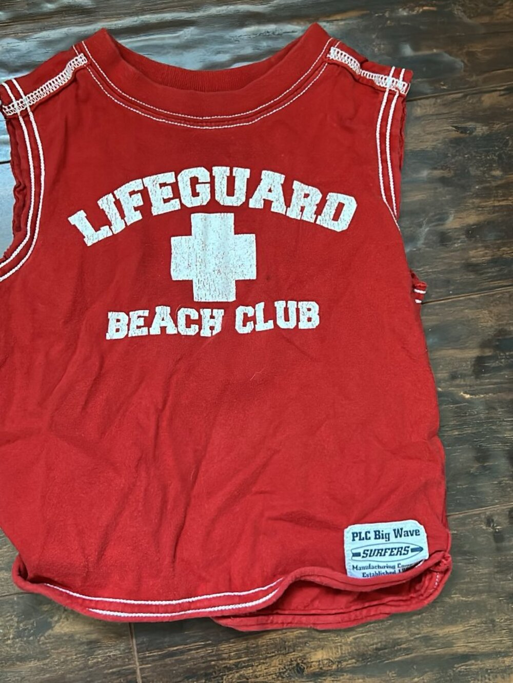18M sleeveless lifeguard tank